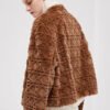 geometric check 2025 new fur jacket for women — chanel inspired full pelt mink, youthful short winter style