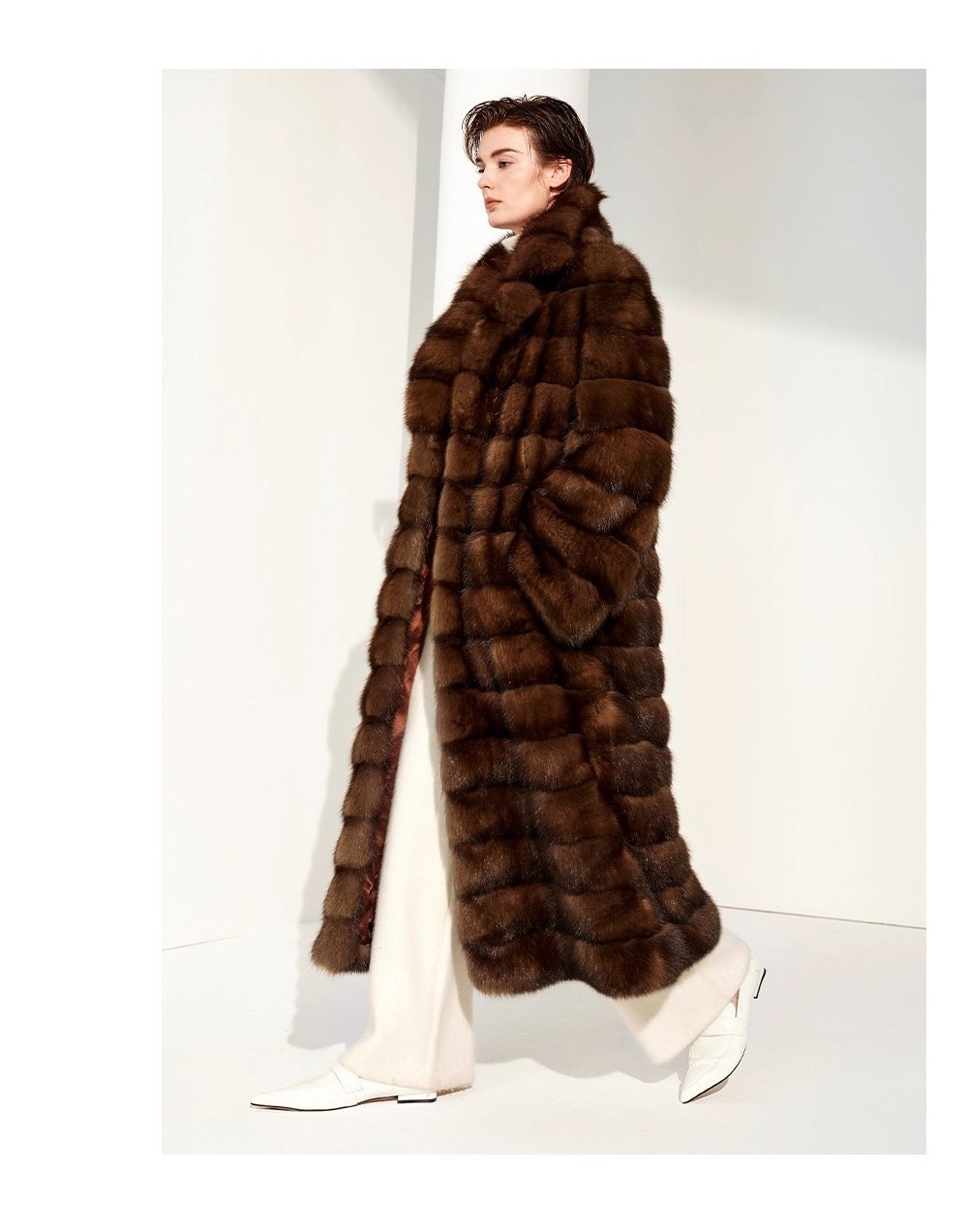 original high luxury “starlit” imported russian sable fur coat — full pelt new winter outerwear