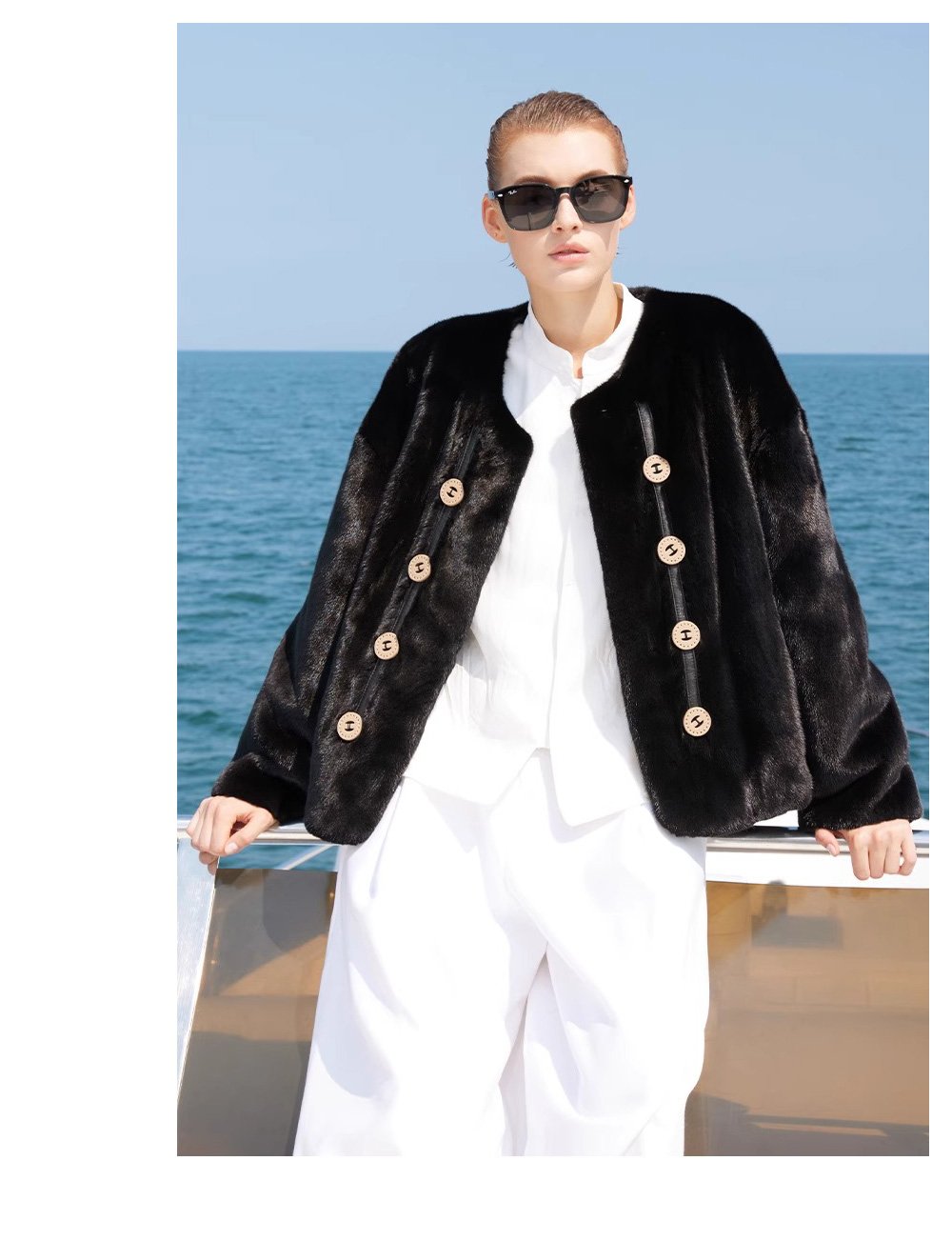 original imported velvet full pelt mink fur jacket for women — short winter coat, 2025 collection