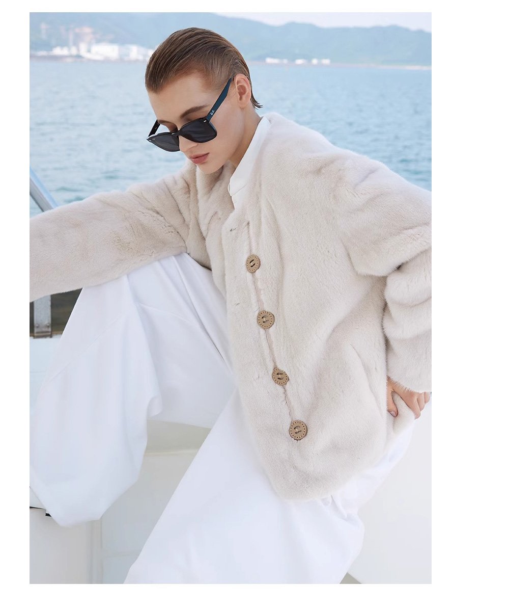 original imported velvet full pelt mink fur jacket for women — short winter coat, 2025 collection