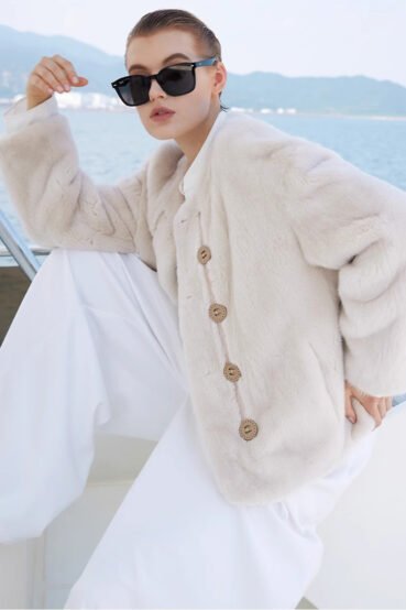 original imported velvet full pelt mink fur jacket for women — short winter coat, 2025 collection