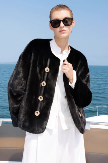 original imported velvet full pelt mink fur jacket for women — short winter coat, 2025 collection