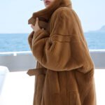 original luxury plucked mink fur coat for women — imported full pelt teddy style fur jacket, 2025 new collection