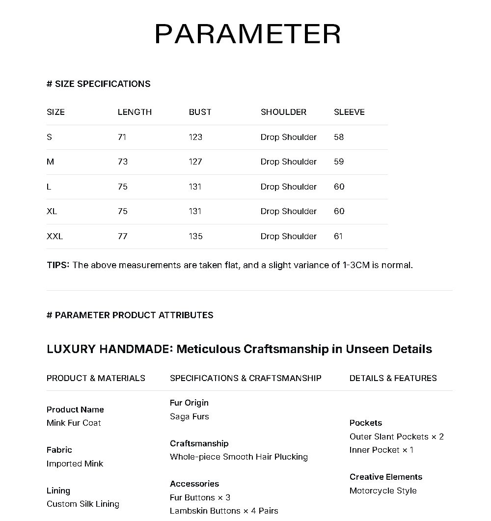 original luxury plucked mink fur coat for women — imported full pelt teddy style fur jacket, 2025 new collection