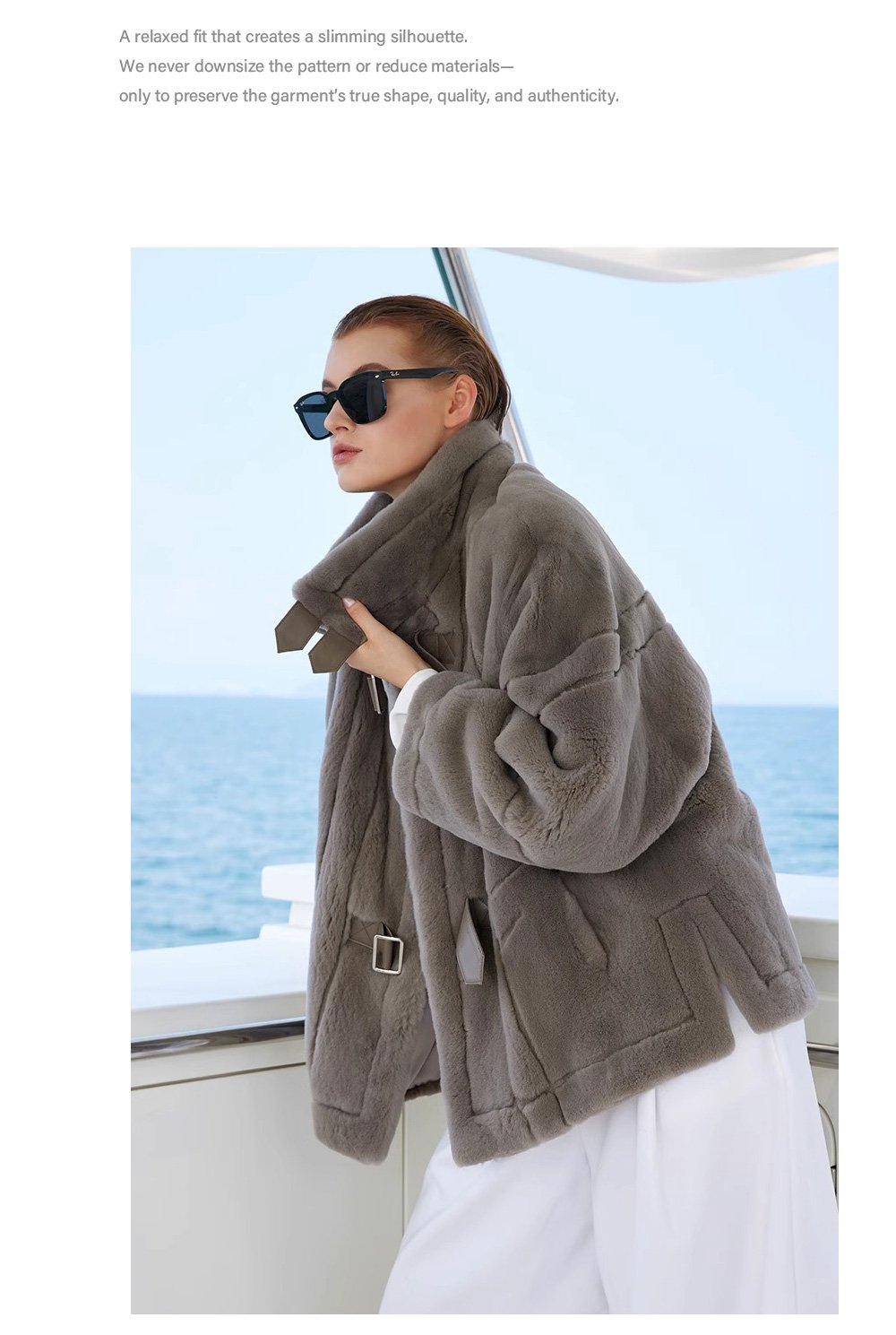 original luxury plucked mink fur coat for women — imported full pelt teddy style fur jacket, 2025 new collection