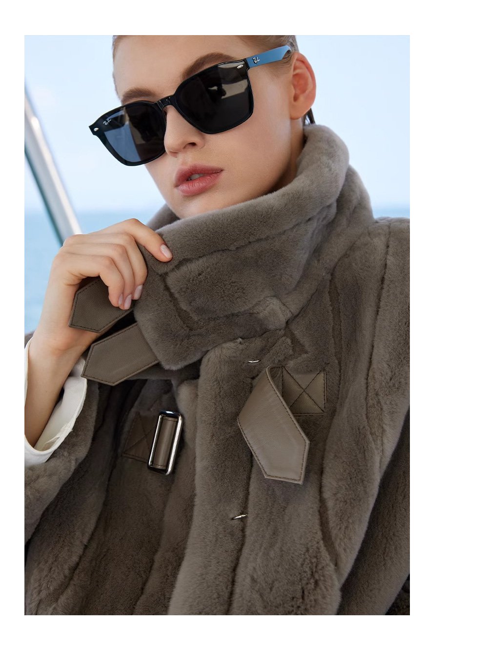 original luxury plucked mink fur coat for women — imported full pelt teddy style fur jacket, 2025 new collection