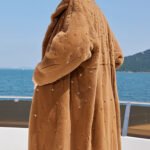 original teddy crystal embellished plucked mink fur coat for women — imported mink, 2025 new collection
