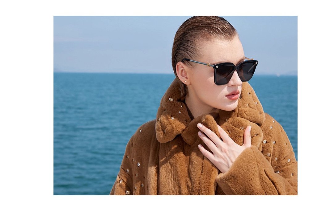 original teddy crystal embellished plucked mink fur coat for women — imported mink, 2025 new collection