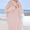 original teddy crystal embellished plucked mink fur coat for women — imported mink, 2025 new collection