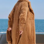 original teddy crystal embellished plucked mink fur coat for women — imported mink, 2025 new collection