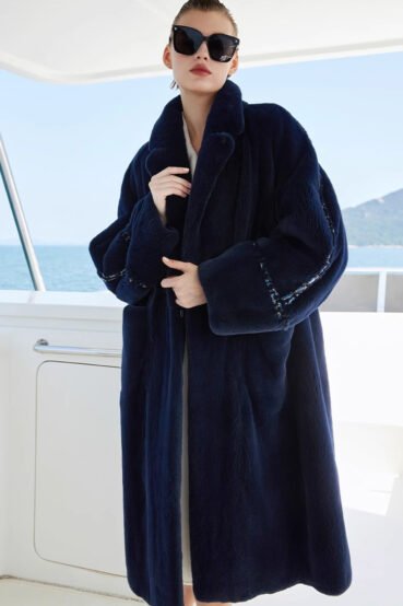 original crystal embellished teddy mink fur coat for women — fashion winter outerwear, 2025 new collection