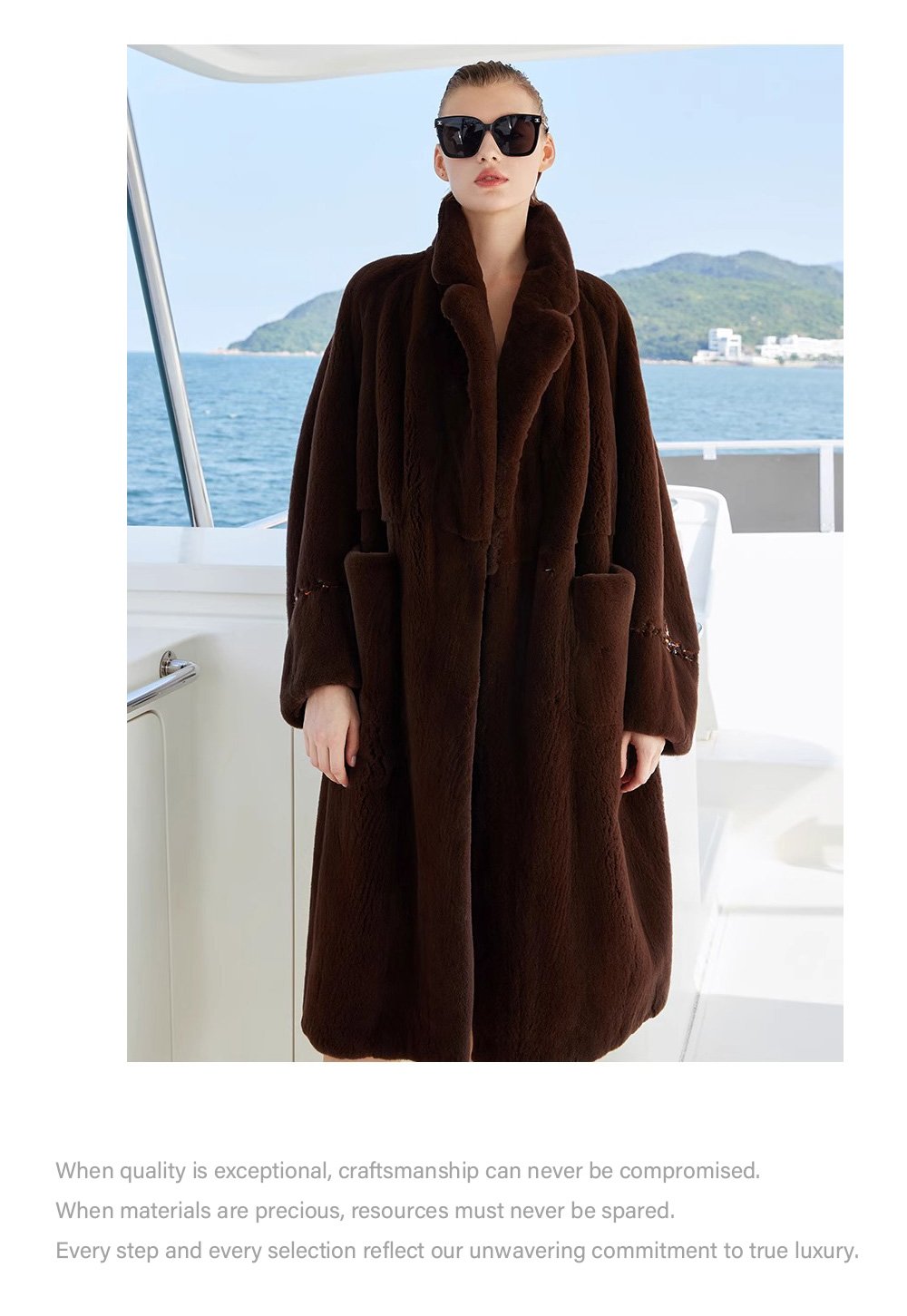 original crystal embellished teddy mink fur coat for women — fashion winter outerwear, 2025 new collection