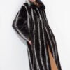 original “starlight cross” imported full pelt mink fur coat for women — elevated luxury winter outerwear