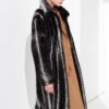 original “starlight cross” imported full pelt mink fur coat for women — elevated luxury winter outerwear
