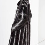 original “starlight cross” imported full pelt mink fur coat for women — elevated luxury winter outerwear