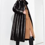 original “starlight cross” imported full pelt mink fur coat for women — elevated luxury winter outerwear