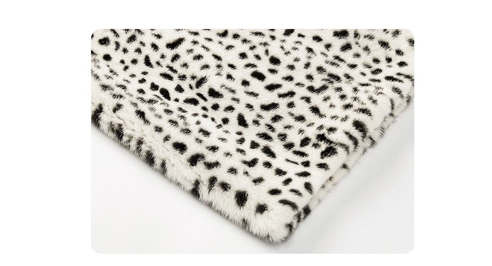 imported velvet full pelt mink fur coat for women — over knee long leopard print mink, 2025 new winter fur outerwear