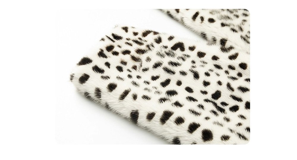 imported velvet full pelt mink fur coat for women — over knee long leopard print mink, 2025 new winter fur outerwear