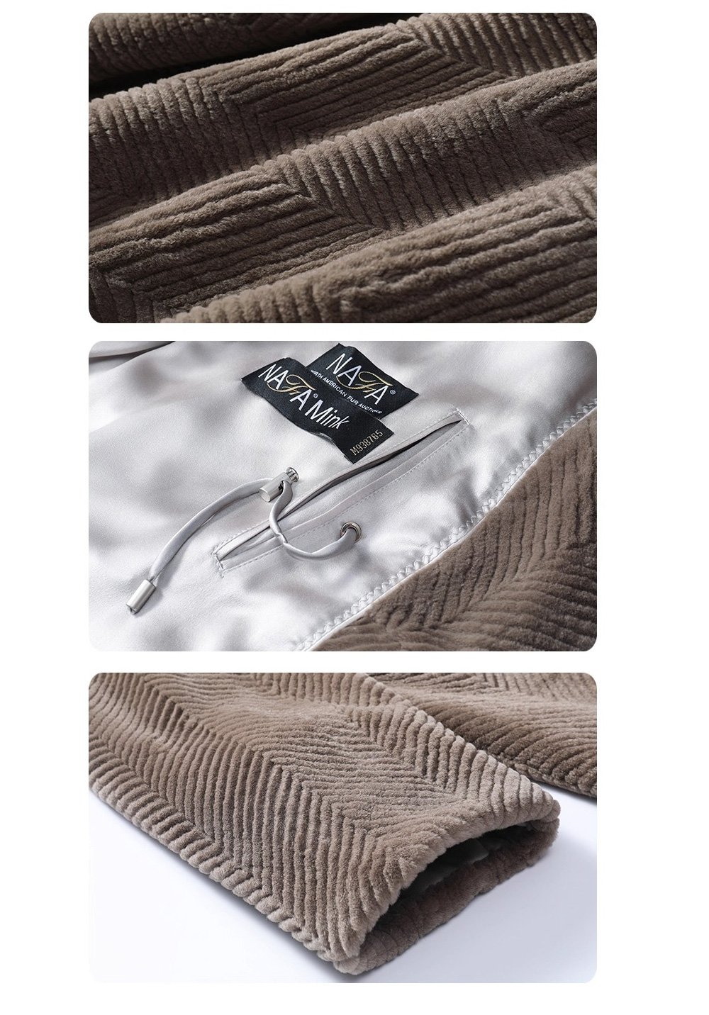 heavy craft original design mink fur coat for women — imported full pelt, elegant & fashion forward, 2025 new collection