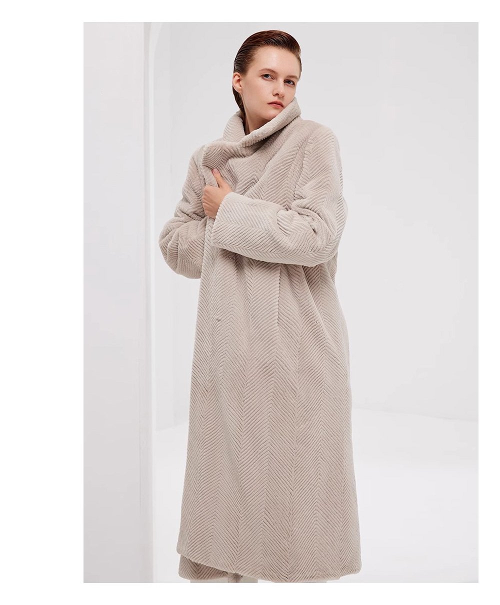 heavy craft original design mink fur coat for women — imported full pelt, elegant & fashion forward, 2025 new collection