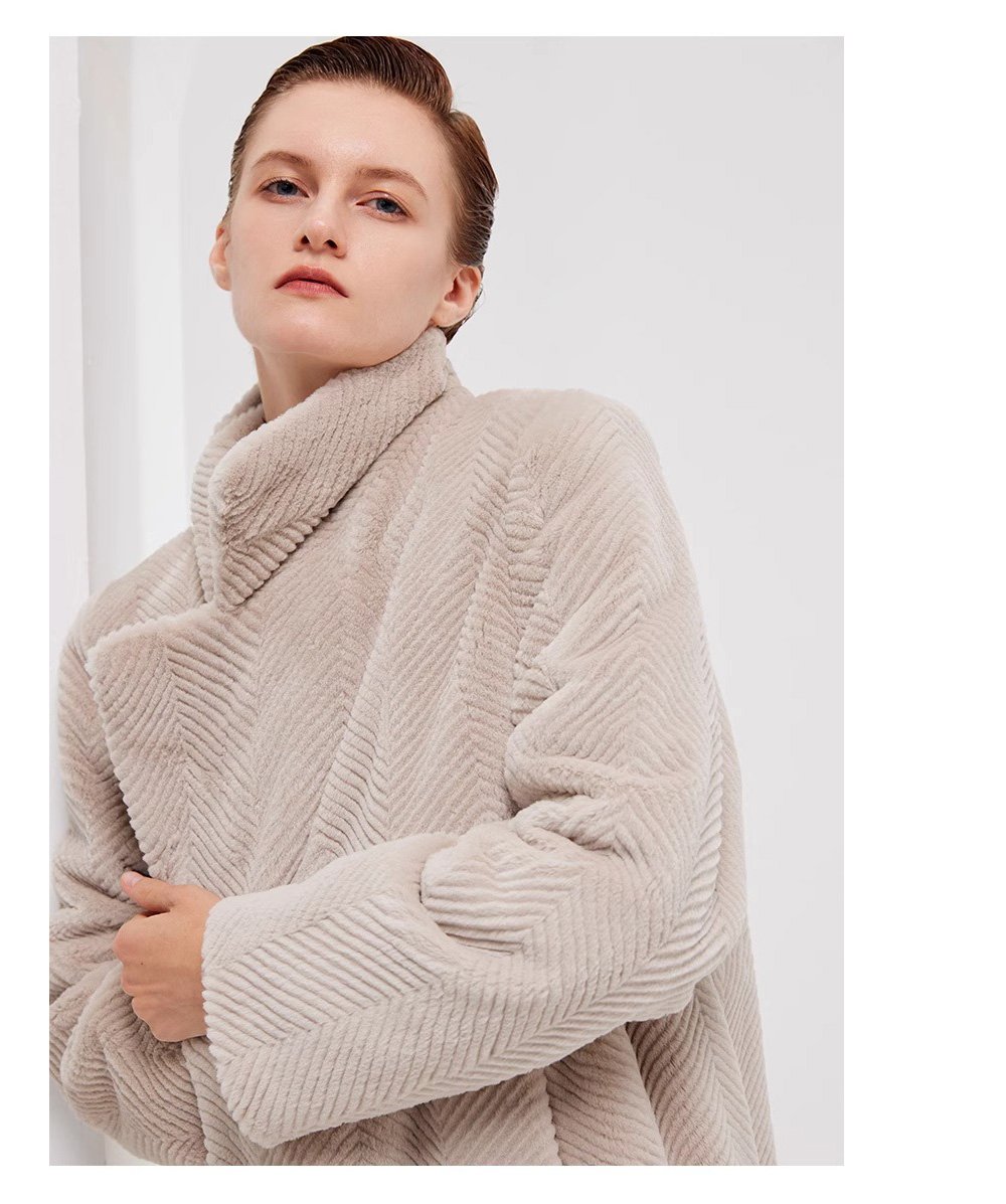 heavy craft original design mink fur coat for women — imported full pelt, elegant & fashion forward, 2025 new collection