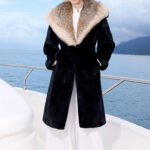 original high luxury style imported full pelt mink fur coat for women — long fashion winter new arrival
