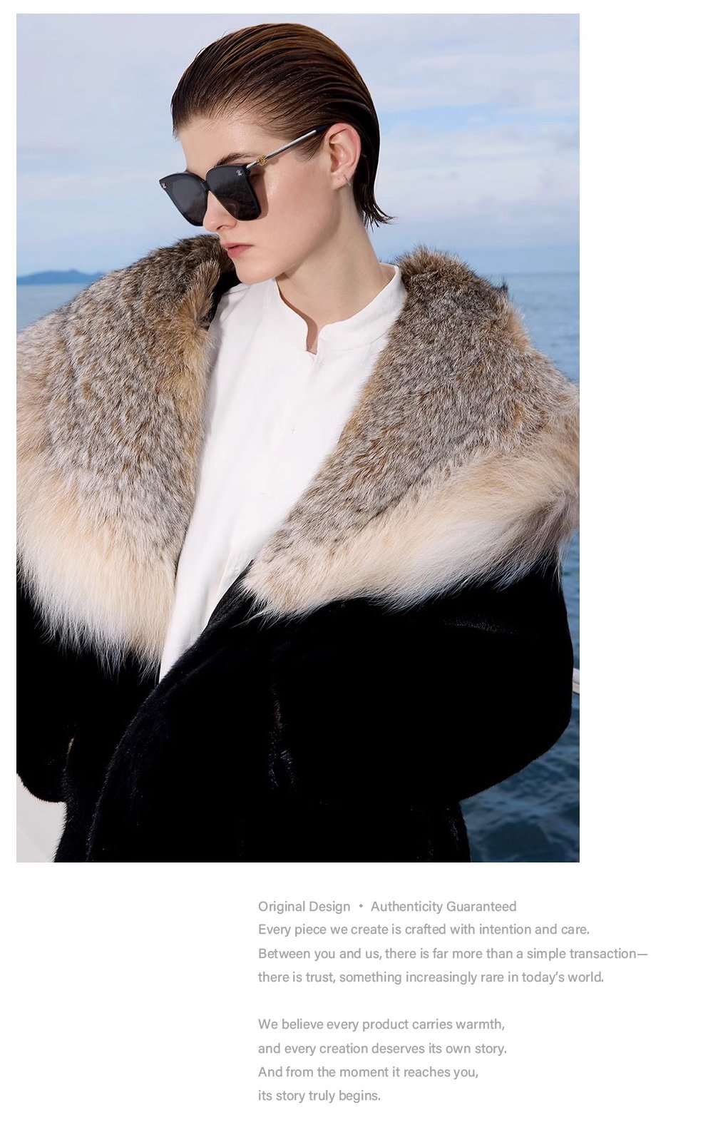 original high luxury style imported full pelt mink fur coat for women — long fashion winter new arrival