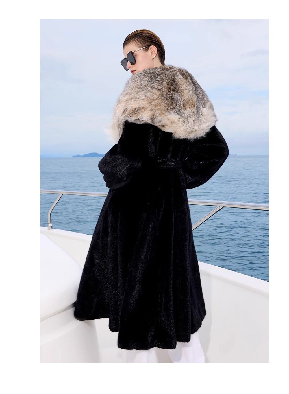 original high luxury style imported full pelt mink fur coat for women — long fashion winter new arrival