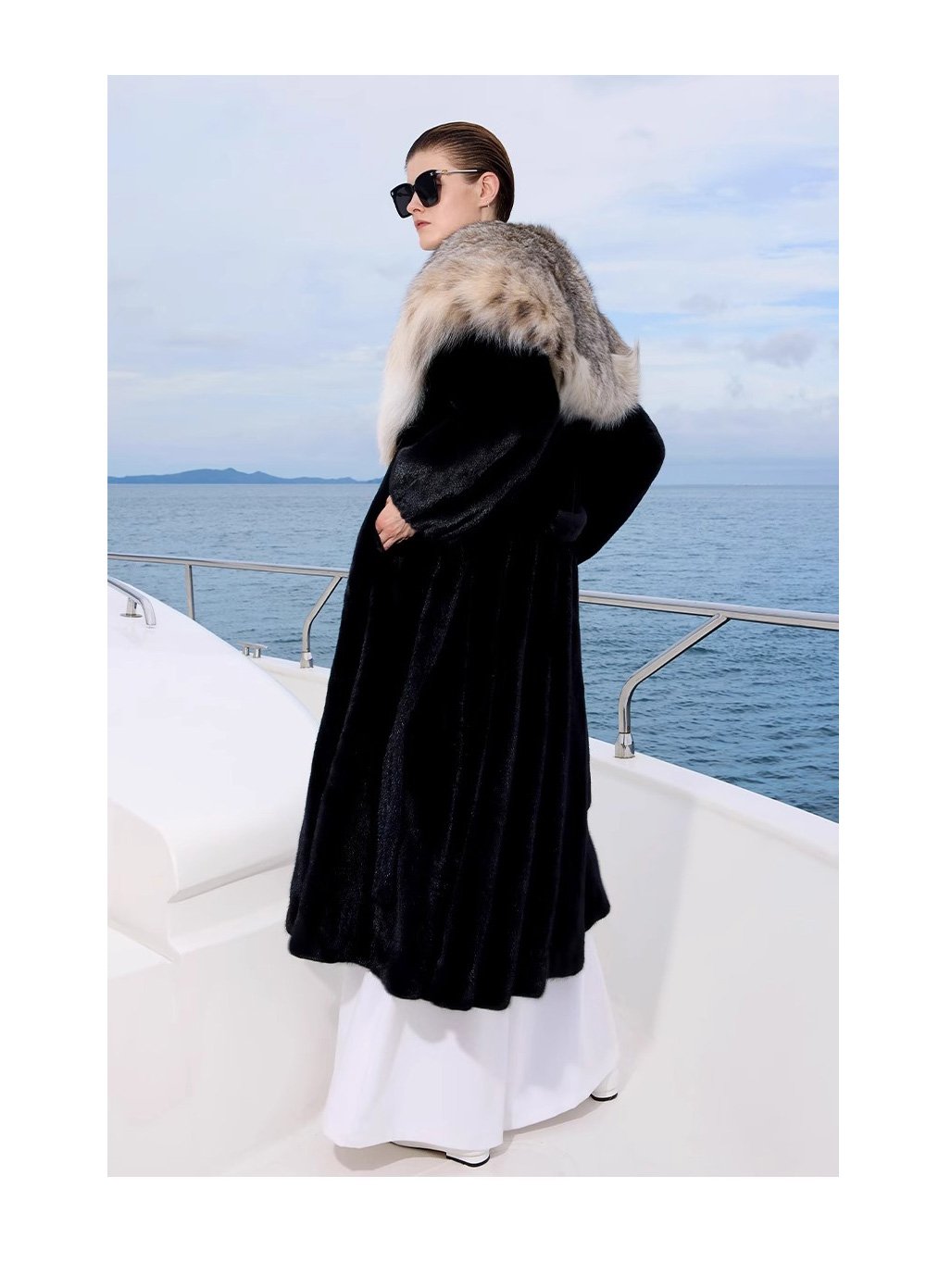 original high luxury style imported full pelt mink fur coat for women — long fashion winter new arrival