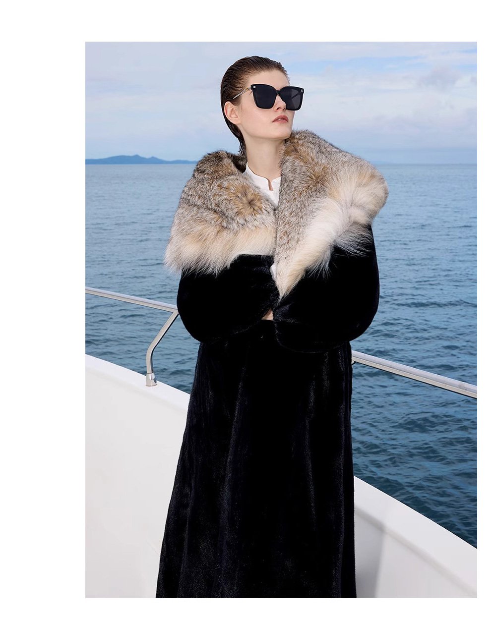 original high luxury style imported full pelt mink fur coat for women — long fashion winter new arrival