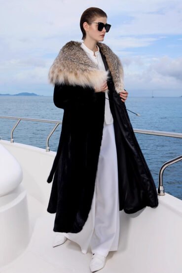 original high luxury style imported full pelt mink fur coat for women — long fashion winter new arrival