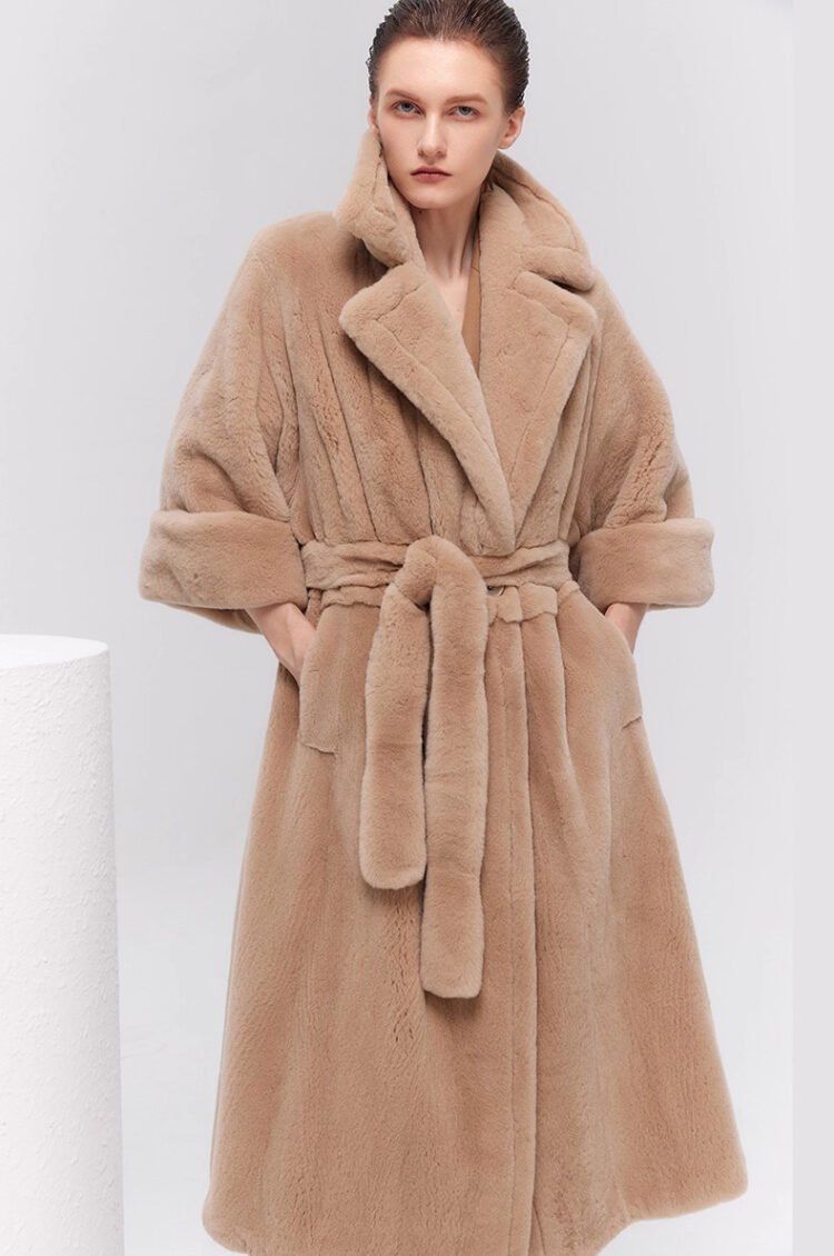 women’s winter new premium velvet mink fur coat