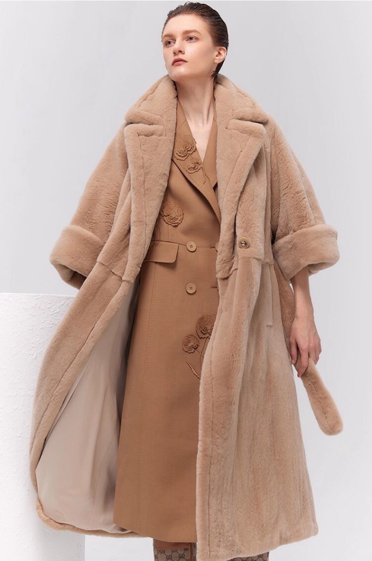 women’s winter new premium velvet mink fur coat