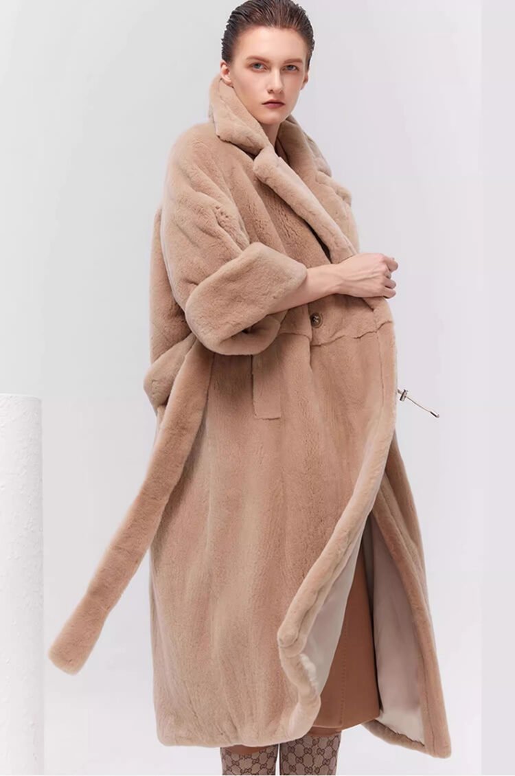 women’s winter new premium velvet mink fur coat