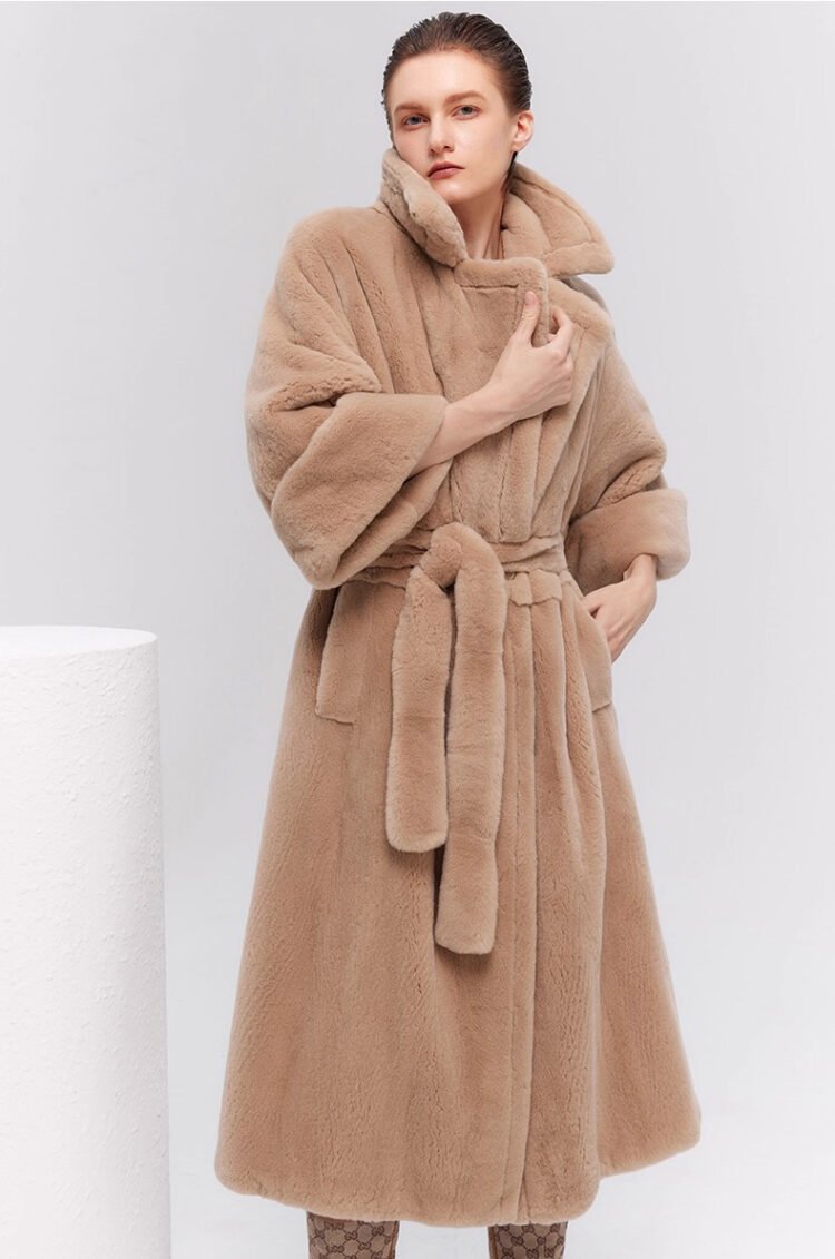 women’s winter new premium velvet mink fur coat