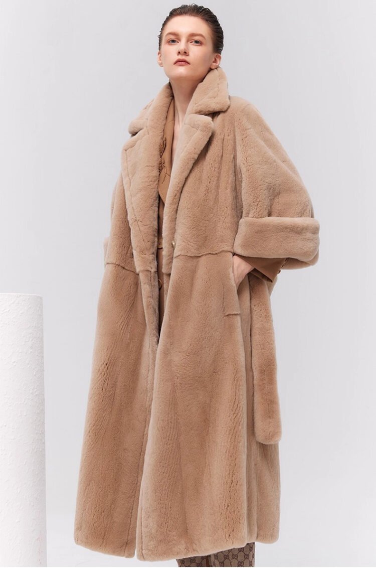 women’s winter new premium velvet mink fur coat