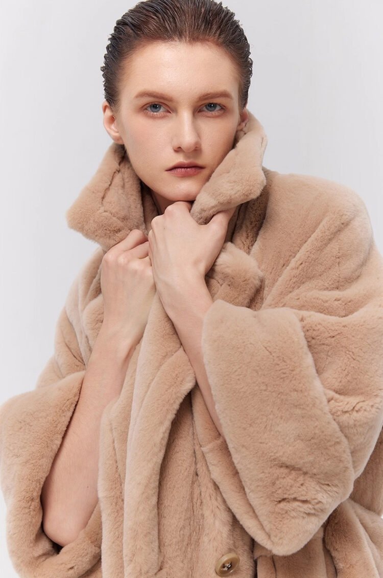 women’s winter new premium velvet mink fur coat