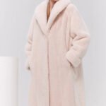 women’s luxury velvet mink fur coat – winter premium collection