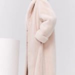 women’s luxury velvet mink fur coat – winter premium collection