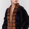 women’s plush velvet mink fur jacket – timeless luxury winterwear