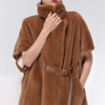 women’s luxury mink fleece coat – original designer winter collection