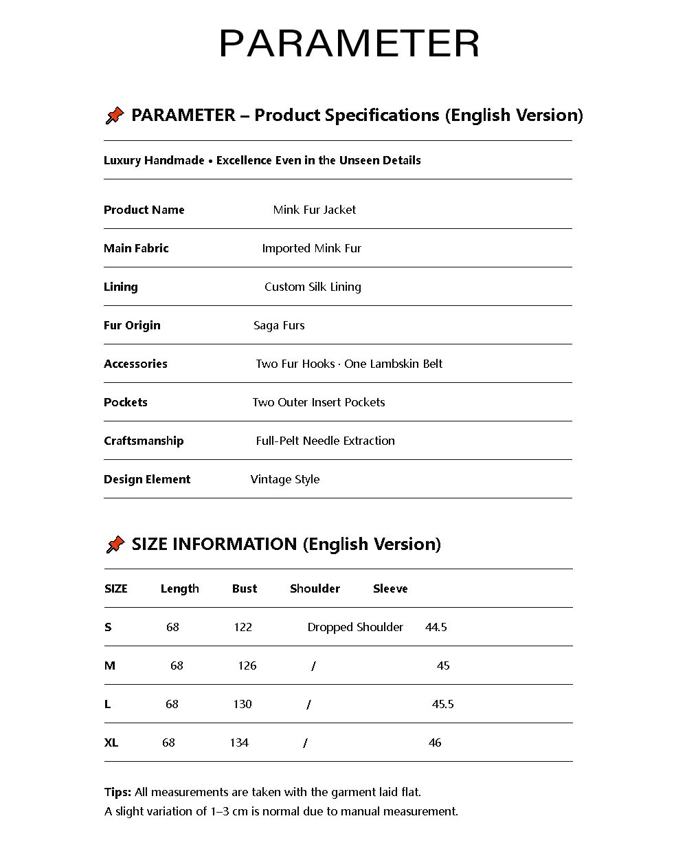 women’s luxury mink fleece coat – original designer winter collection