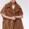 women’s luxury mink fleece coat – original designer winter collection
