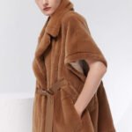 women’s luxury mink fleece coat – original designer winter collection