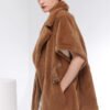 women’s luxury mink fleece coat – original designer winter collection