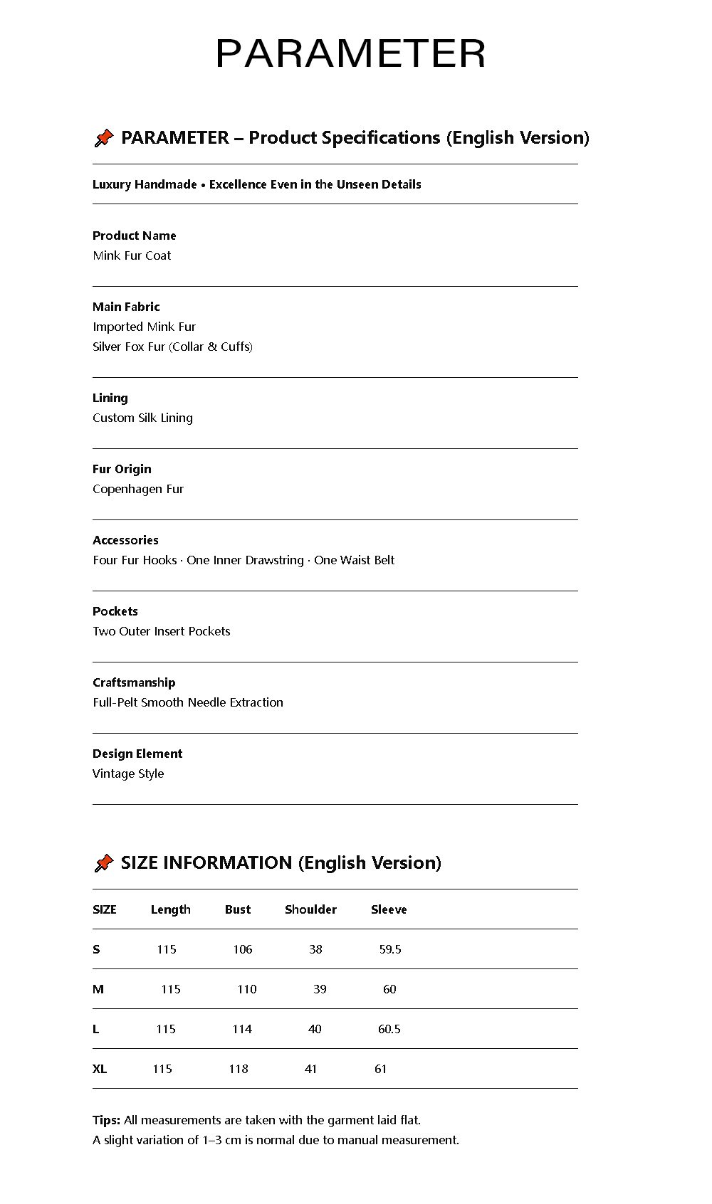 women’s luxury full pelt mink fur coat – imported mink with fox fur collar, new fashion collection