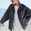 women’s luxury imported mink fur coat – original 3d check pattern, full pelt mink fleece, winter new collection