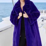 original purple enchantment | 2025 new premium velvet mink fur coat for women
