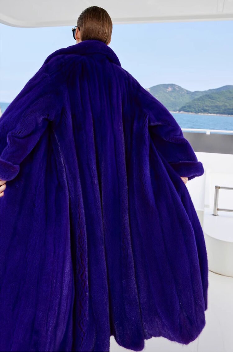 original purple enchantment | 2025 new premium velvet mink fur coat for women