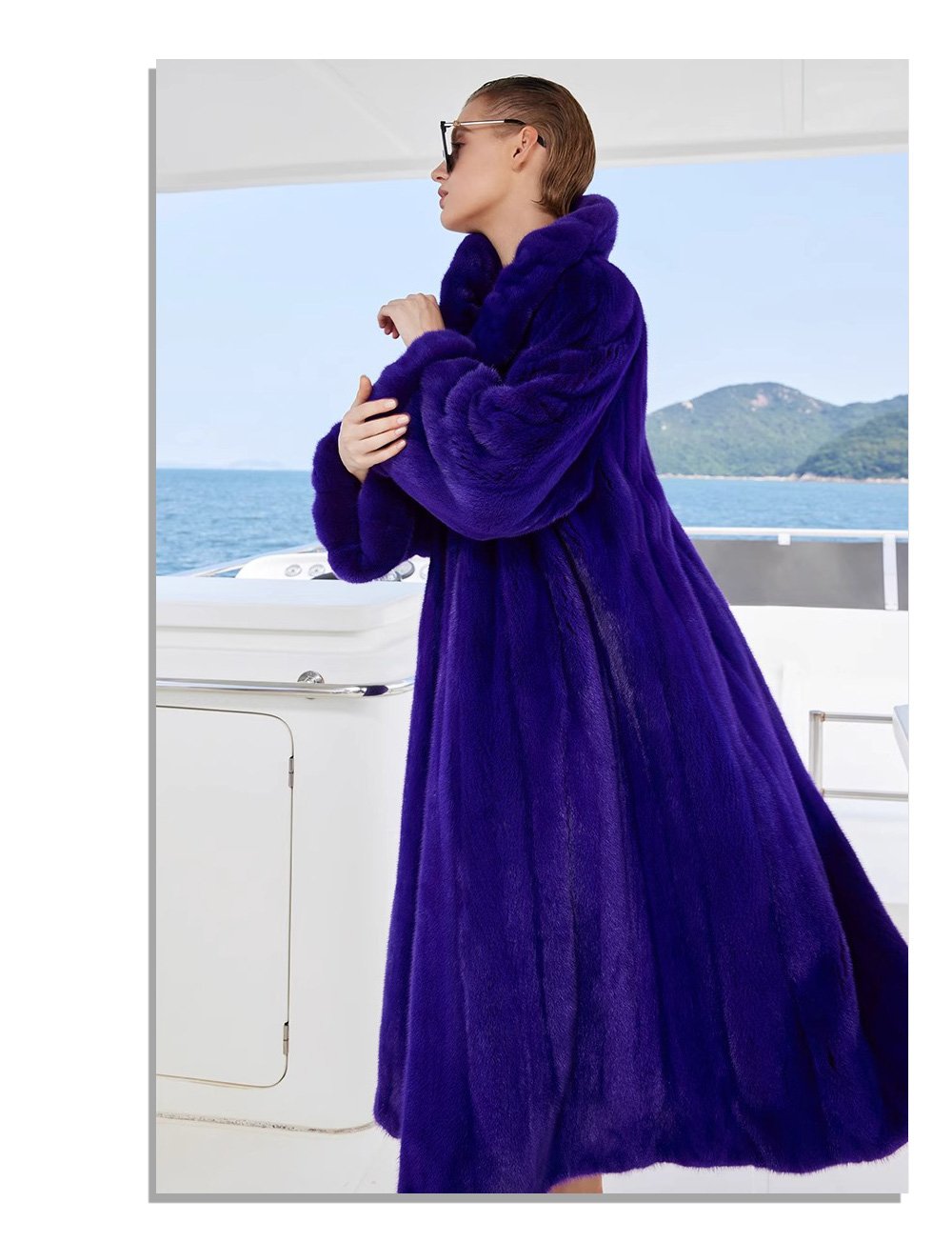 original purple enchantment | 2025 new premium velvet mink fur coat for women